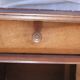 Nightstand walnut with marble top