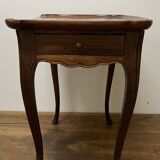 Cabaret table in walnut and oak from the end of the 19th century