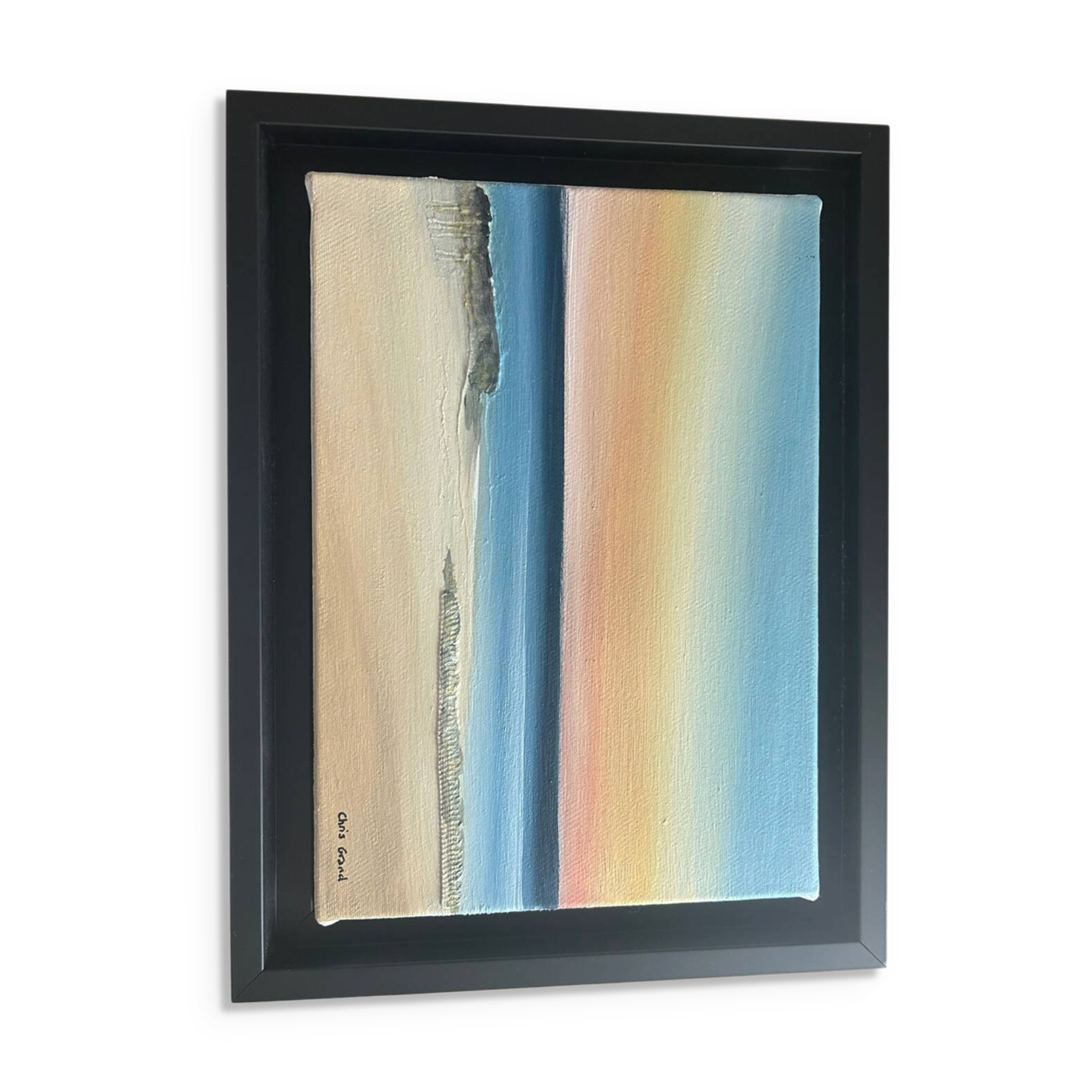 Painting inspiration sea Bassin d'Arcachon Sunset