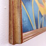 Walter Lewy 1905-1995 Surrealist scene - signed and dated 1974.