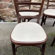 4 vintage bistro chairs