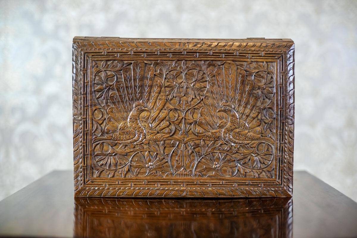20th Century Carved Indonesian Coffret, 1930s