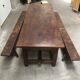 Table and 2 benches
