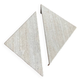 Ligne Roset vintage travertine nesting coffee tables