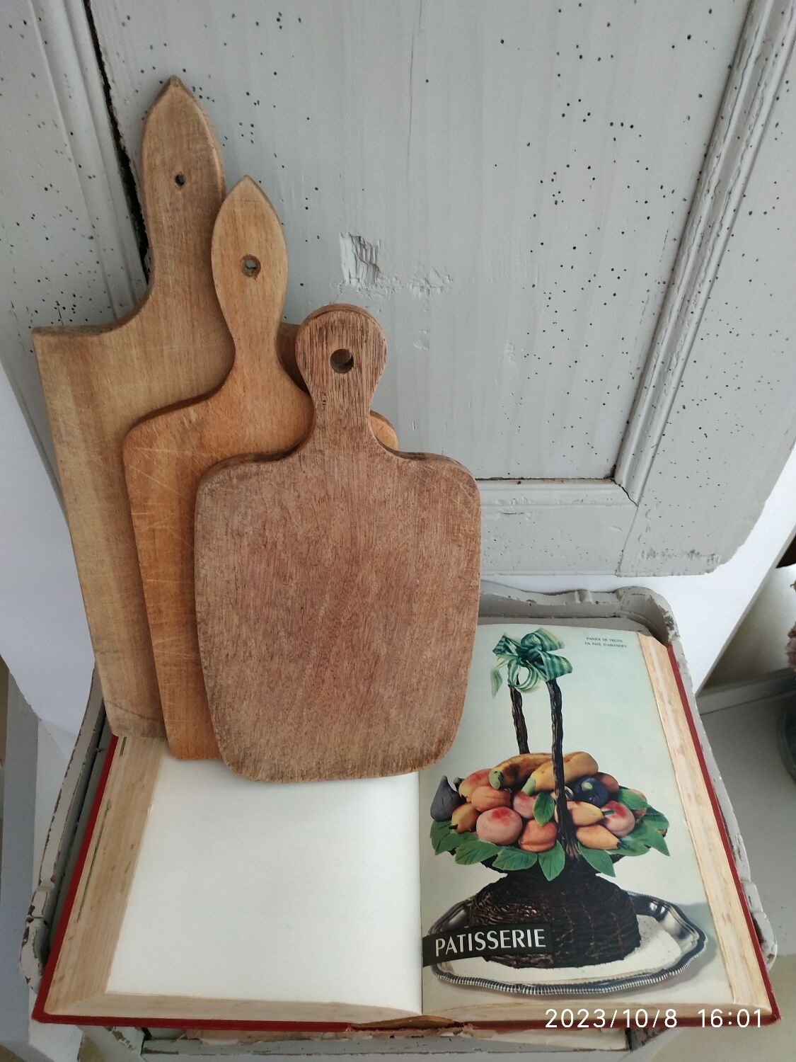 Trio of wooden cutting boards