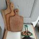 Trio of wooden cutting boards