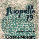 Jean-paul riopelle, galerie maeght, 1979. original poster in lithography