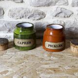 Pair of Mado Jolain ceramic pots