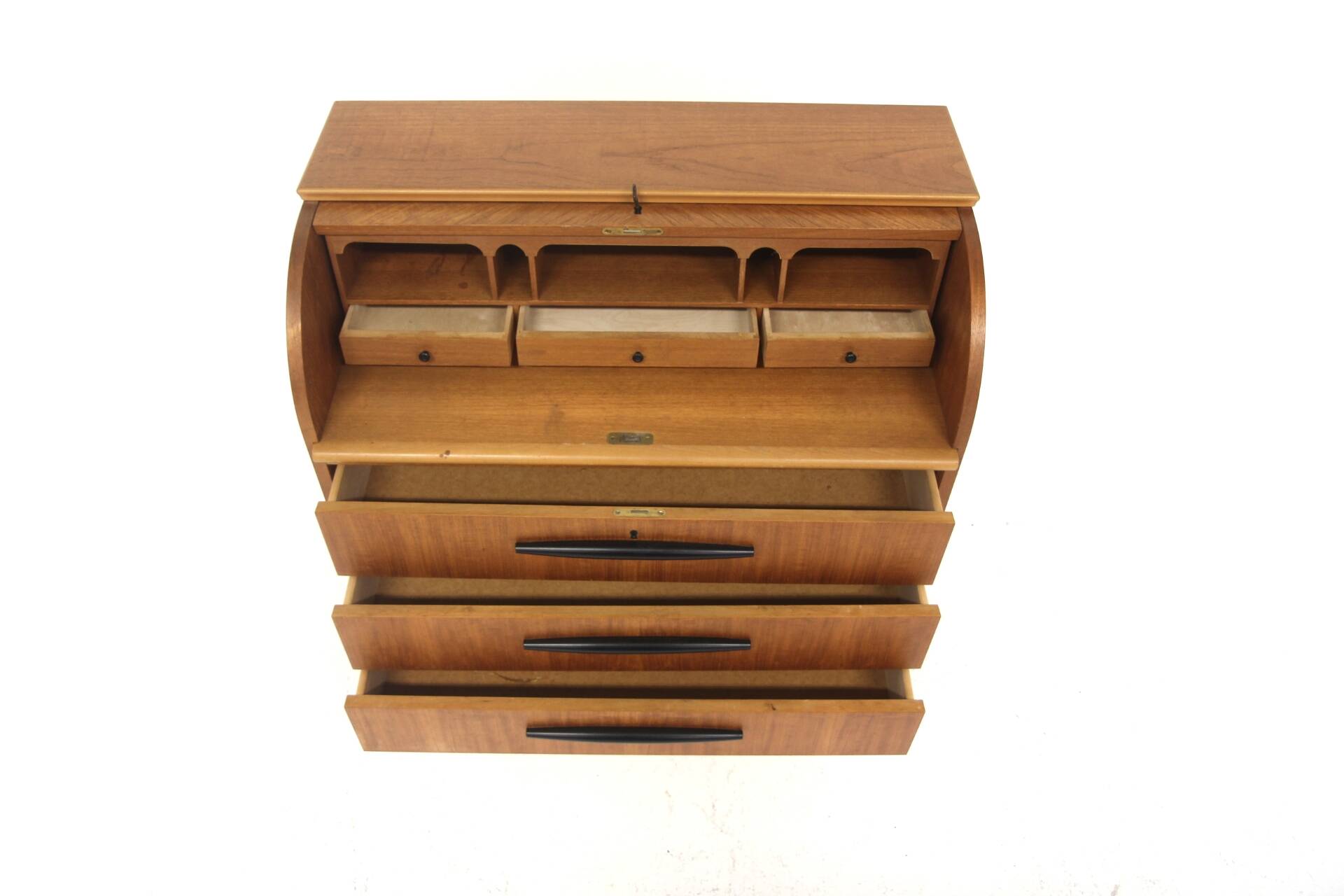 Scandinavian teak secretary, Bröderna Gustafssons, Sweden, 1950