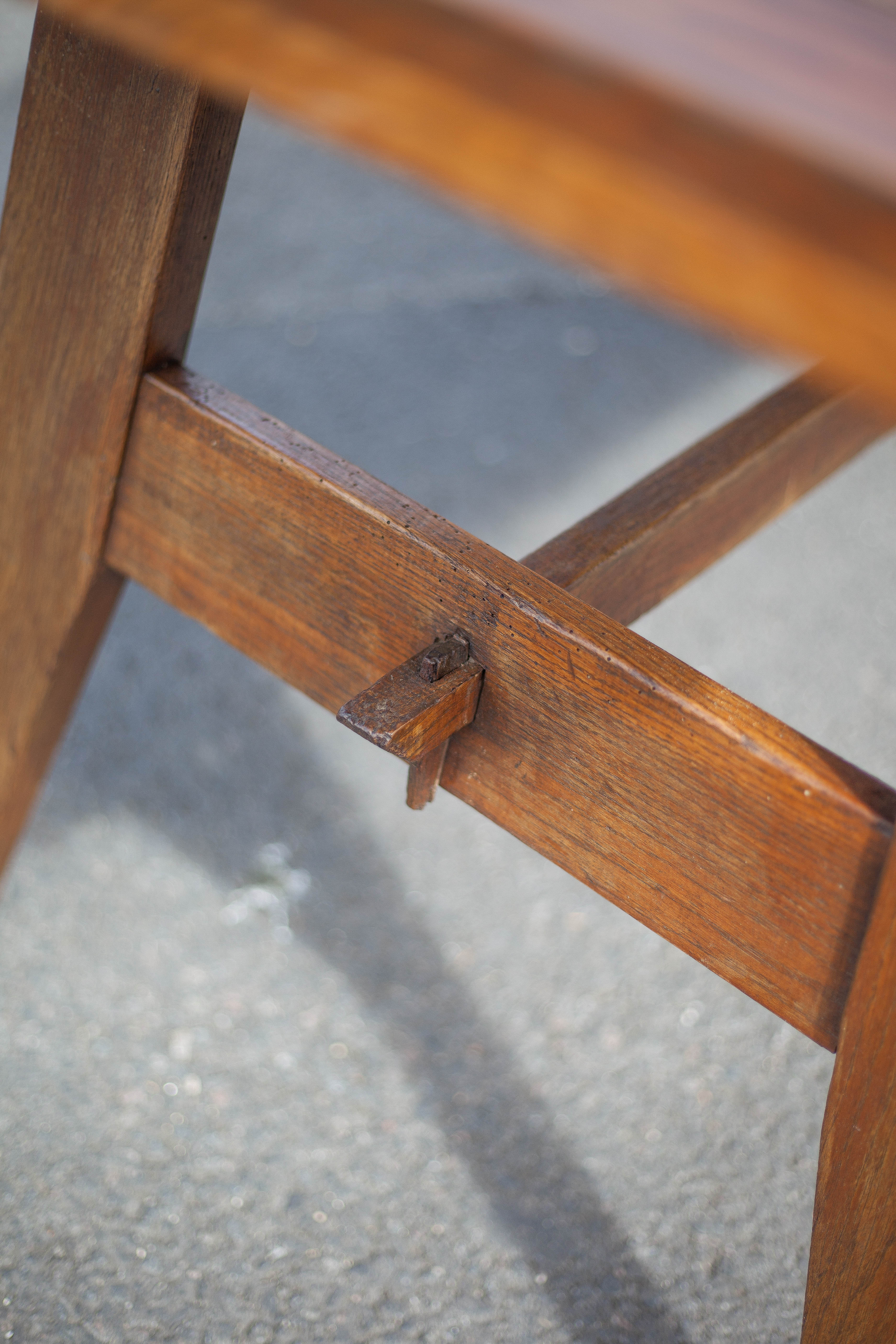 Rene gabriel table, 50s wood table, dining table, kitchen, veranda