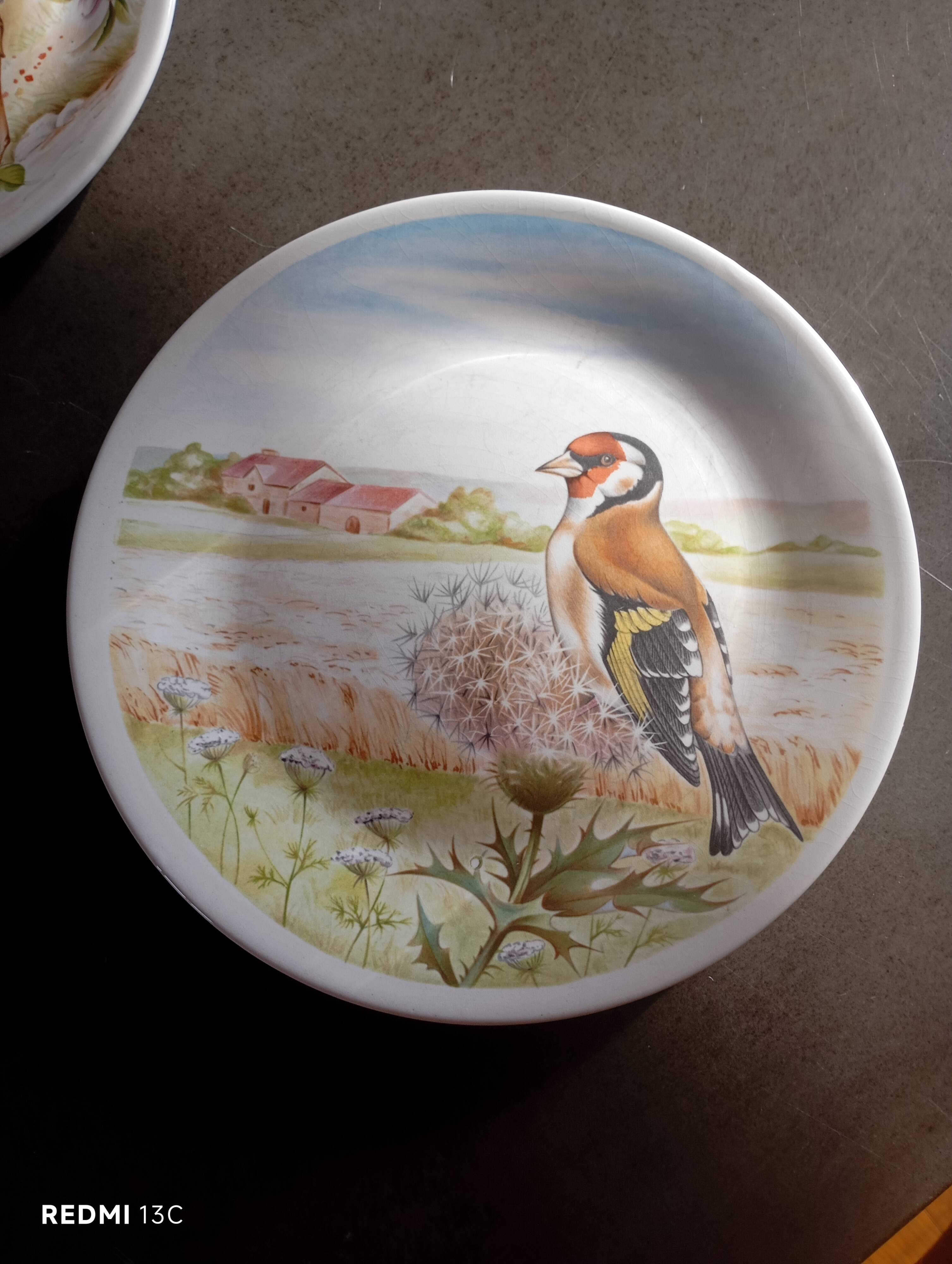 Sarreguemines dessert plates