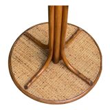 Vintage rattan parrot coat rack 1970