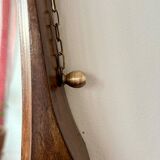 Italian solid teak mirror, 1960