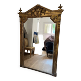 Important 19th century fireplace mirror
