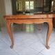 Table in solid cherry wood, Louis XV style.