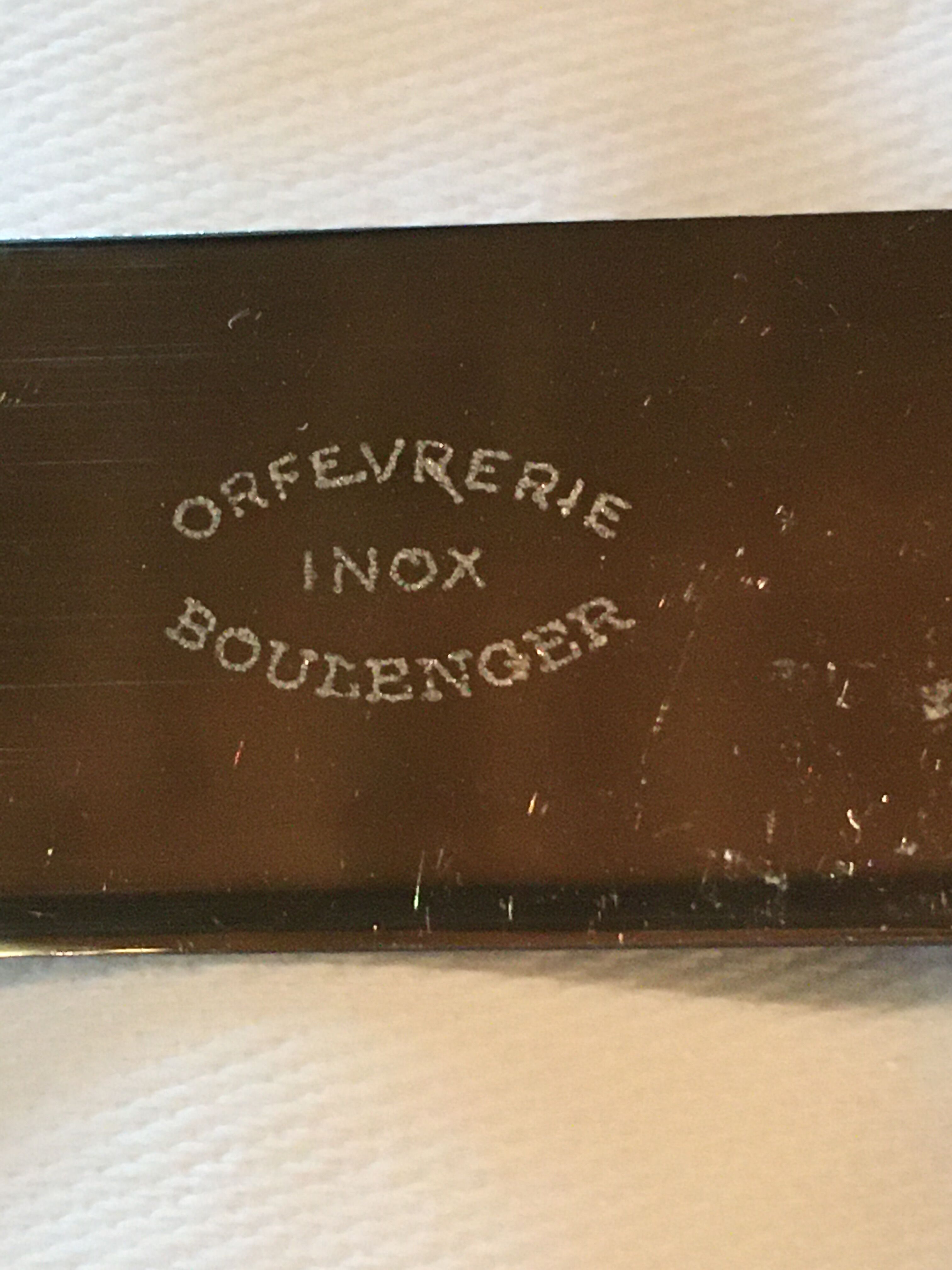 Cutlery housewife 12 people Boulenger Louis XVI