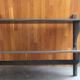 Old workshop wall shelf