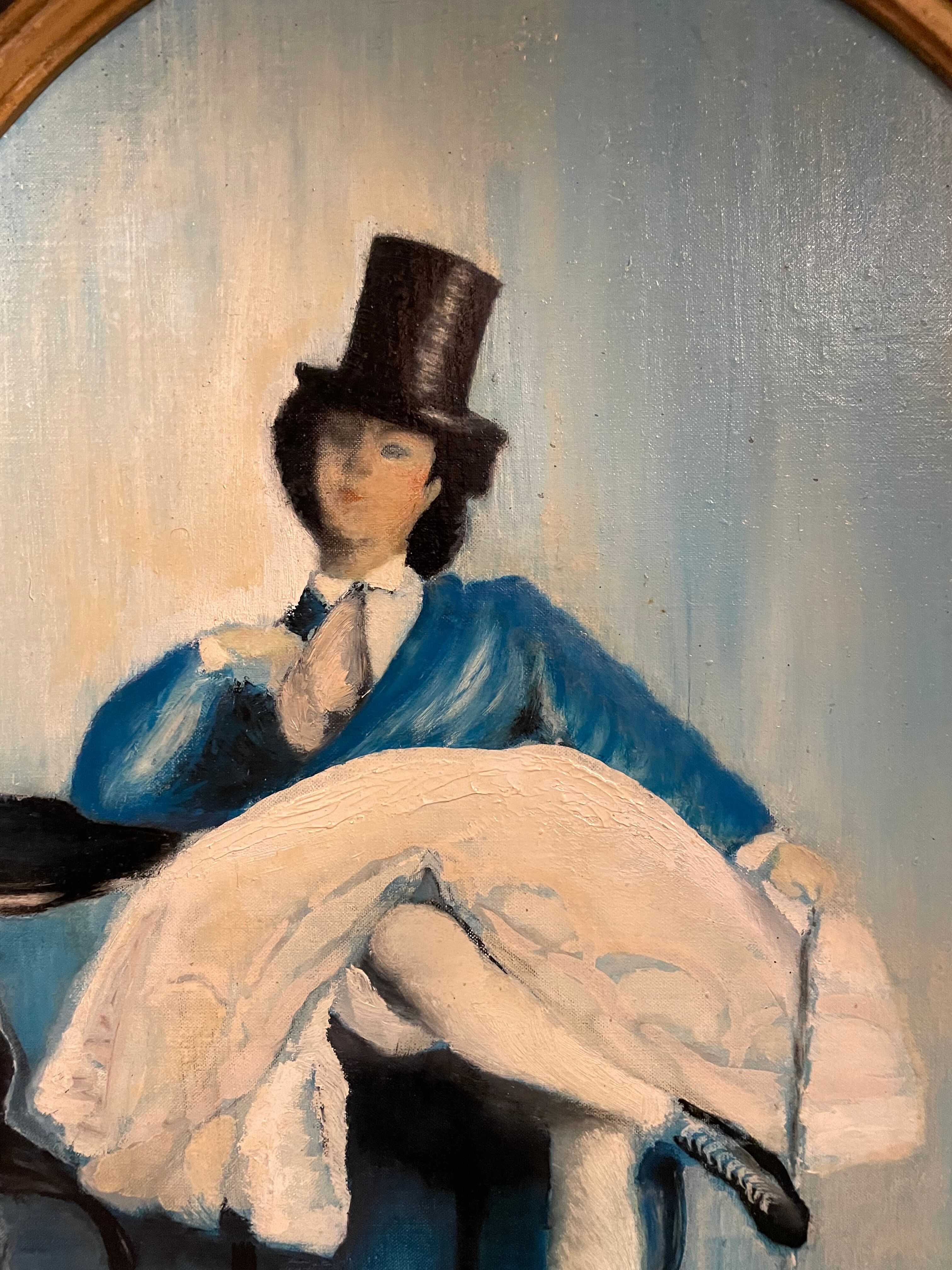 Oil on cardboard ' the amazon ́