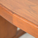 Polygonal teak bistro table