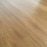 Table scandinave ronde Baumann vintage à pied central étoile extensible