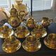 Service at cafe bavarian porcelain golden