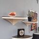Three vintage corner shelves 70s