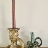 G.Tiffoche stoneware candlestick