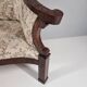Biedermeier Walnut Veneer Sofa