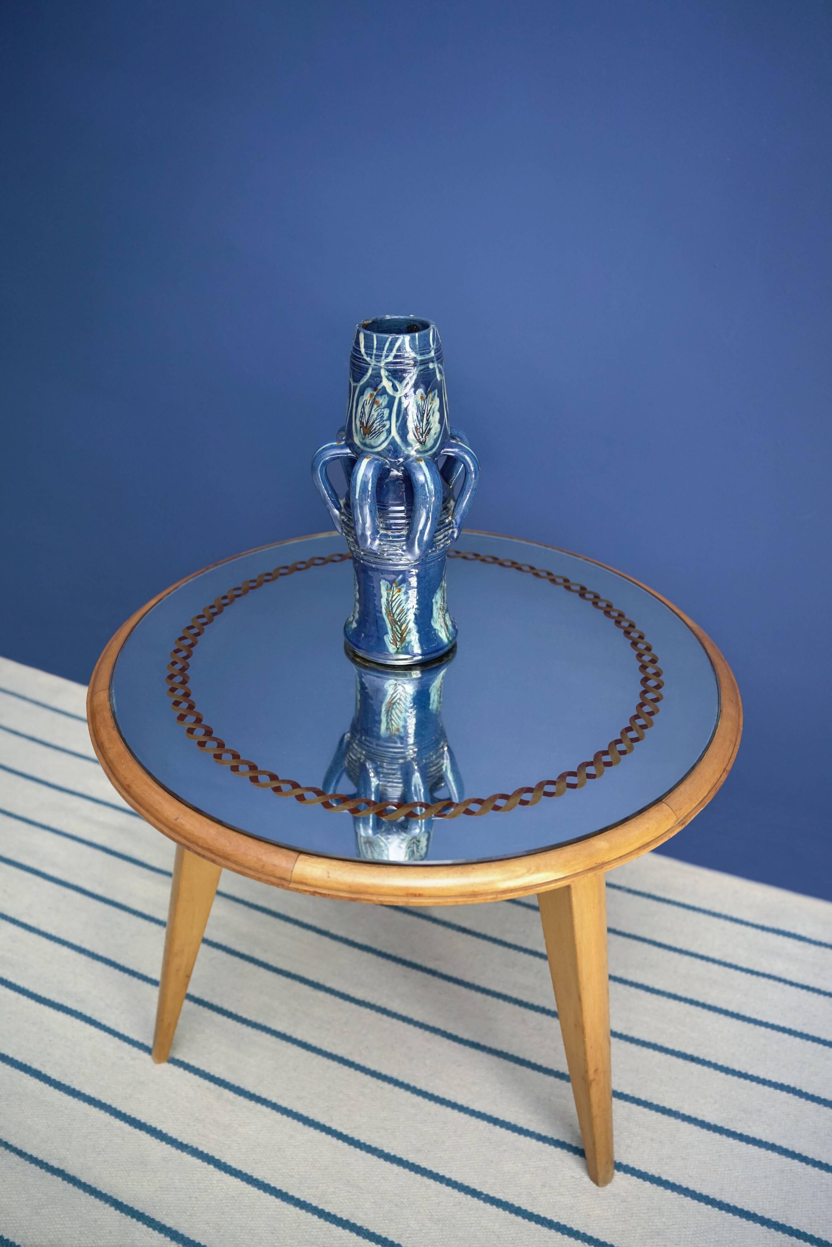 Maison Jansen Table by Gueridon with Mirror