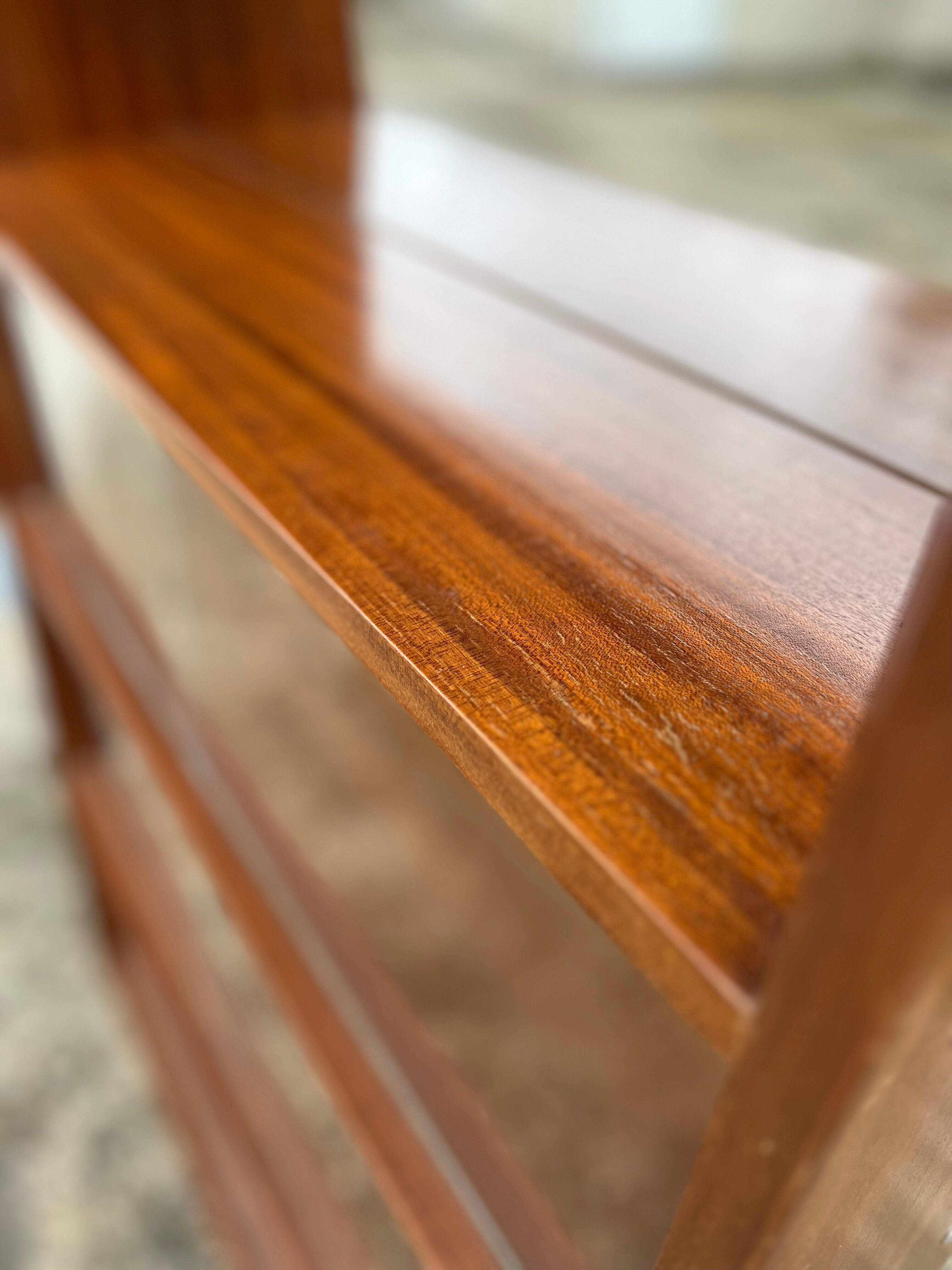 Small shelf 1950 style Guariche multicolored + mirror