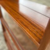 Small shelf 1950 style Guariche multicolored + mirror