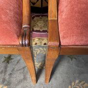 6 chaises gondoles de style Empire