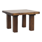 Vintage Rustic Brutalist Coffee Table