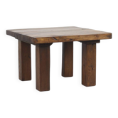 Vintage Rustic Brutalist Coffee Table