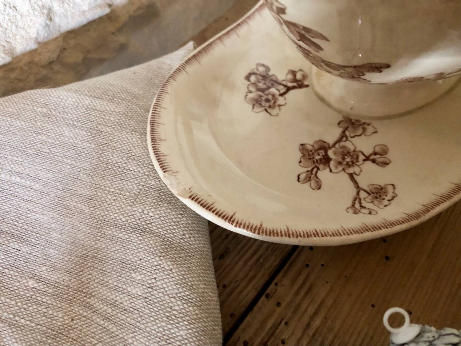 Jules Vieillard Bordeaux Ironstone Sauce Boat