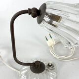 Art Deco, pair of Murano Glass table lamps, taly 1940s