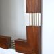 Mid 20th century wall mirror by Glass & Tra, Sweden 1960s - 120x80cm