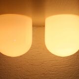 Pair of ceiling lamps Bauhaus 1930