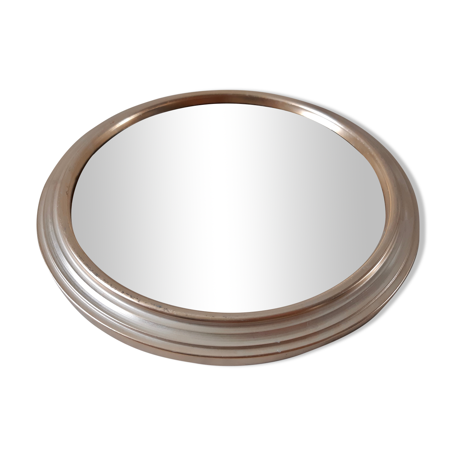 Silver/gold brass mirror top