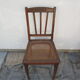 5 old canne chairs