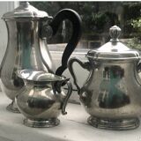 Pewter tea set