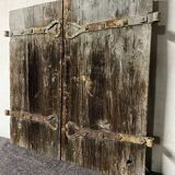 Pair of old shutters