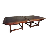 Pair of mahogany library tables, circa 1880