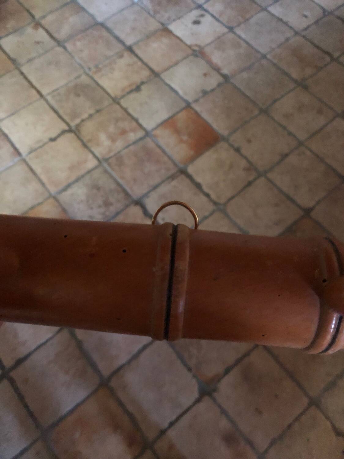 Antique wooden coat hook