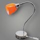 Lampe de table IKEA Kaskad A9308 en verre opalin orange, 1995