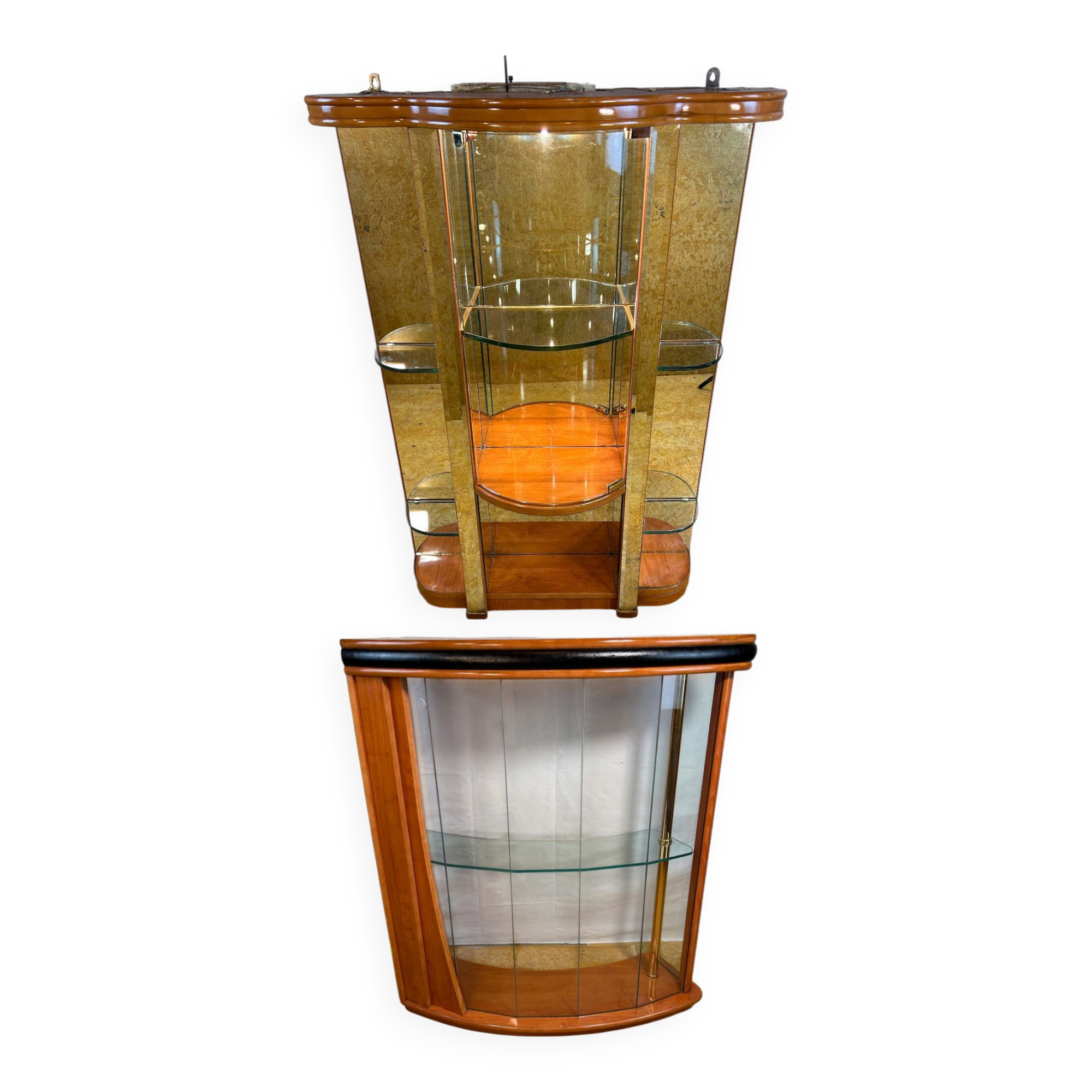 Art Deco Style Hanging Cabinet & Perfume Counter – Ex-English Perfume shop