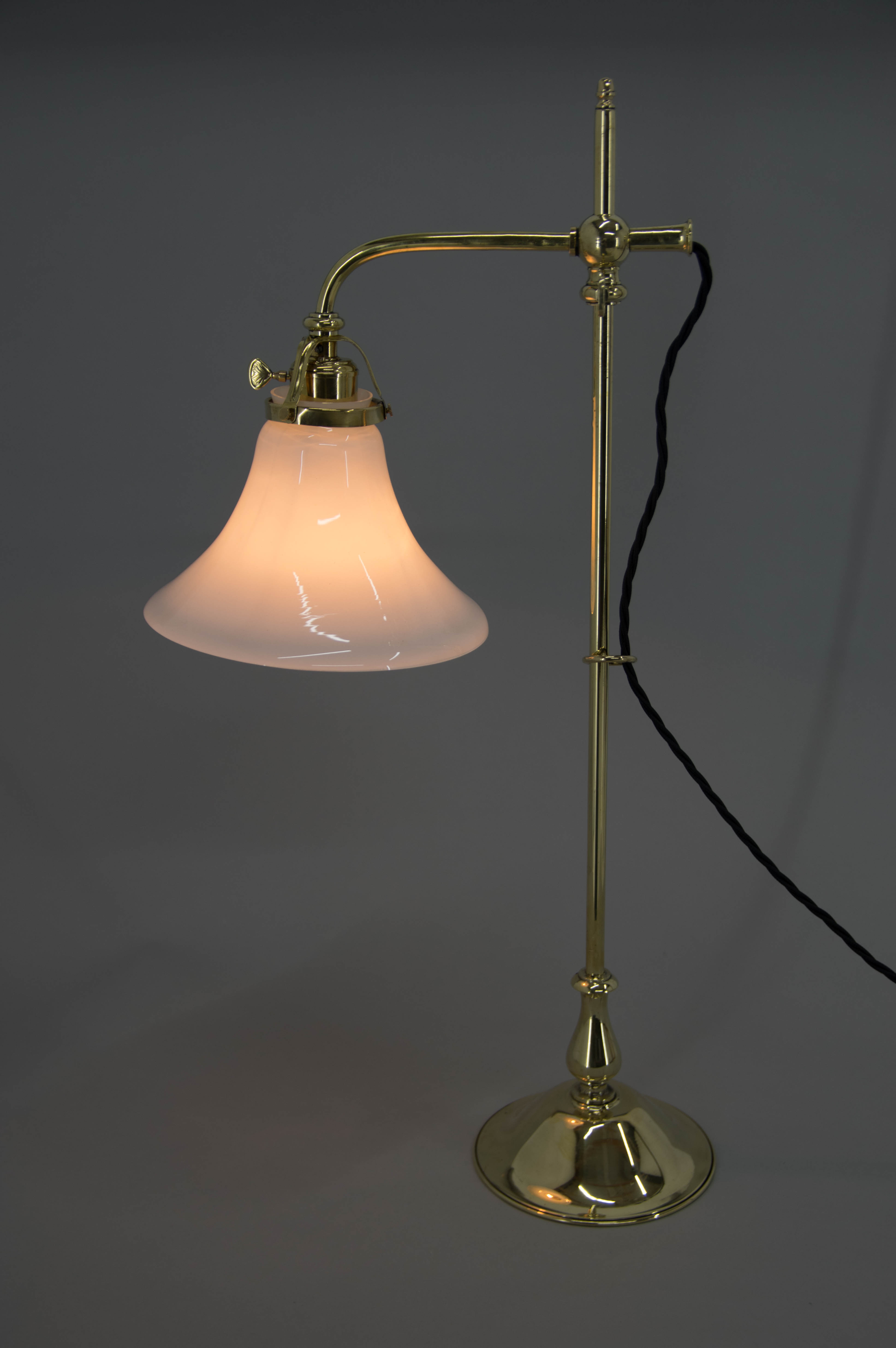 Art Nouveau Table Lamp, 1910s, Restored