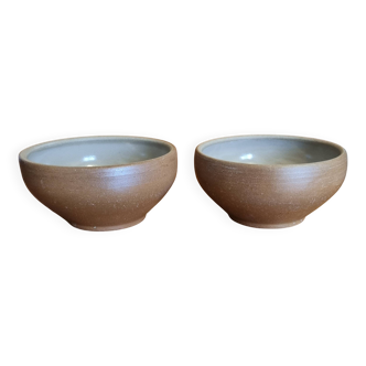 Set of 2 Vintage Stoneware Bowls No 1