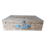 Wooden suitcase