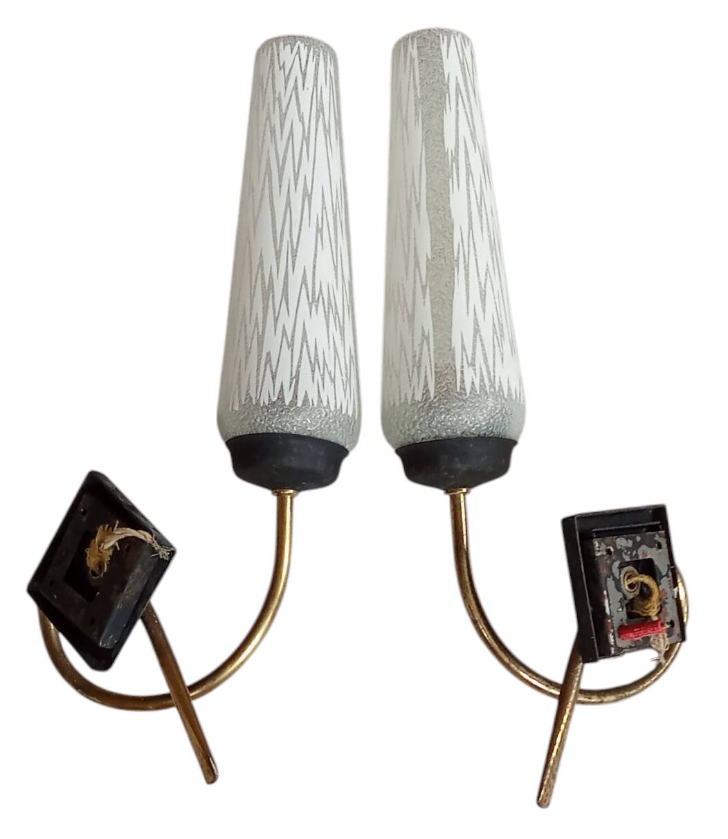 Pair of vintage wall lights